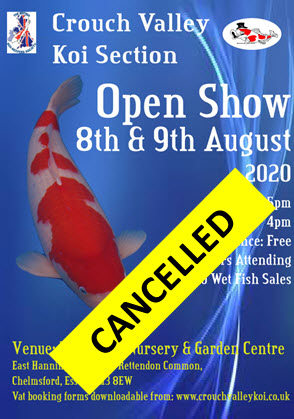 2020 Open Show Cancelled